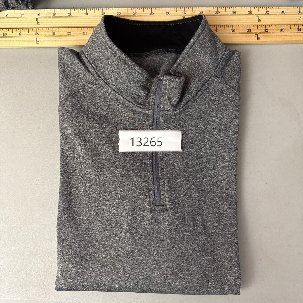 UNRL Elite Quarter Zip Pullover Mens 3XL Gray Heather Performance Stretch Golf - Picture 12 of 14
